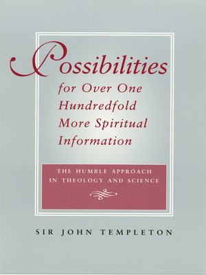 cover image of Possibilities for Over One Hundredfold More Spiritual Information